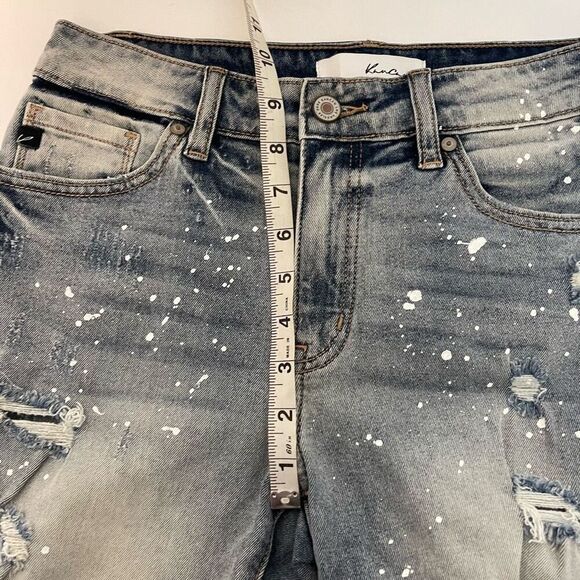 KanCan Distressed Paint Splatter Chloe Boyfriend Jeans Size 3/25 - Picture 7 of 9